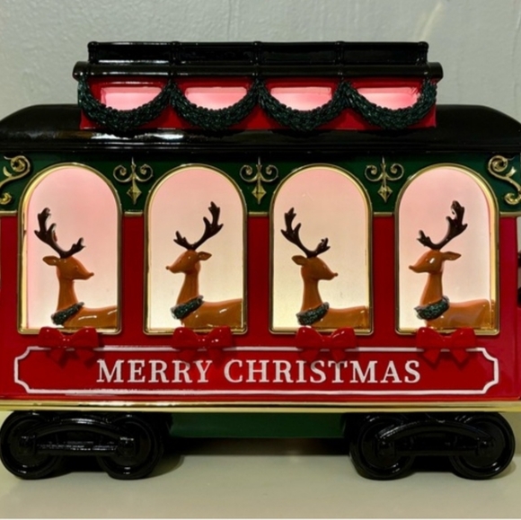 Bath & Body Works 2025 Trolley Light Up Candle Holder Holiday Limited Edition - Picture 12 of 13